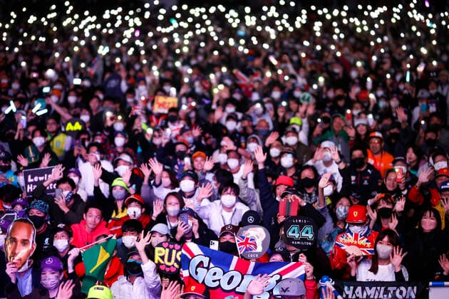 Fans, F1 Grand Prix of Japan at Suzuka International Racing Course on October 8, 2022 in Suzuka, Japan Photo by HOCH ZWEI Suzuka Japan