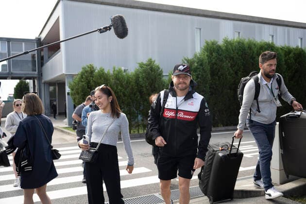 October 8, 2022, Suzuka, Mie, Japan: October 8, 2022: Suzuka Circuit, Mie Prefecture, JAPAN: VALTTERI BOTTAS of Alfa Romeo 77 arrives at Qualifying Day for the Formula 1 Honda Japanese Grand Prix. Max Verstappen of Red Bull Racing qualified in pole position. Motorsports. Suzuka Japan - ZUMAb177 20221008_zap_b177_103 Copyright: xTaidghxBarronx