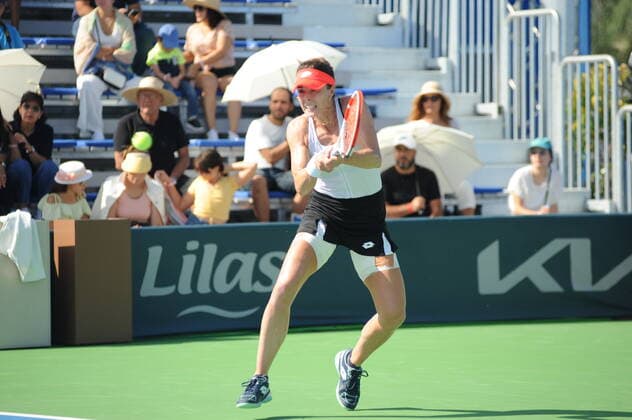 October 8, 2022, Monastir, Tunisia: AlizÅ½ Cornet in action.....AlizÅ½ Cornet (France) vs Veronika Kudermetova (Russia) during the 1 2 Jasmin open Tunisia tennis tournament WTA, Tennis Damen 250) in Monastir in the Sahel (160km south east of Tunis) from October 1 to 9, 2022. Tunisia - ZUMAm107 20221008_zaf_m107_003 Copyright: xChokrixMahjoubx