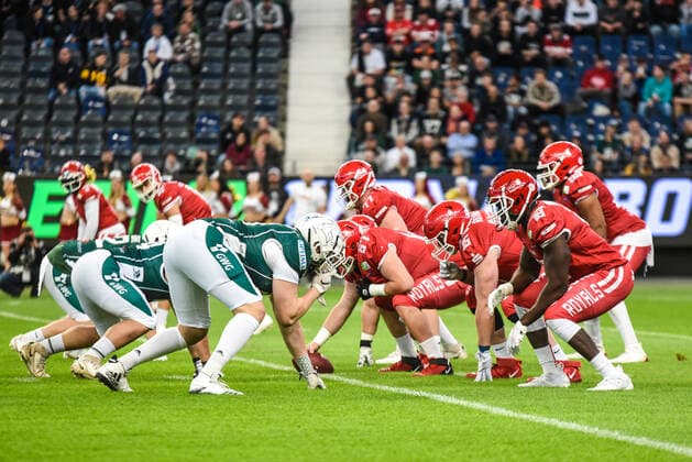 American Football, GFL, German Bowl, Potsdam Royals - Schwäbisch Hall Unicorns