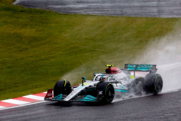 44 Lewis Hamilton GBR, Mercedes AMG Petronas F1 Team , F1 Grand Prix of Japan at Suzuka International Racing Course on October 9, 2022 in Suzuka, Japan Photo by HOCH ZWEI Suzuka Japan