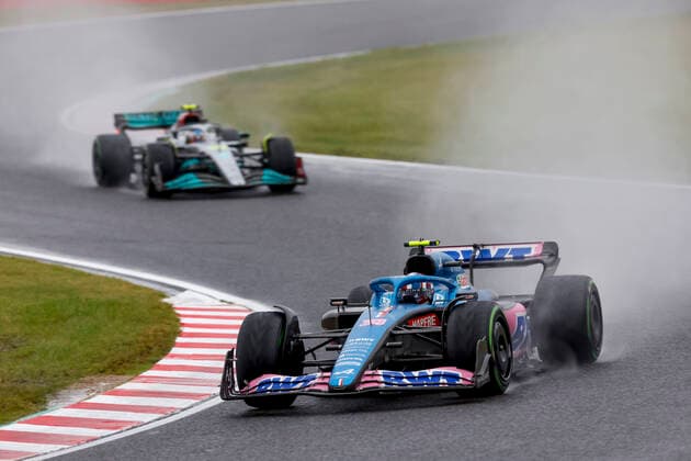 31 Esteban Ocon FRA, BWT Alpine F1 Team , F1 Grand Prix of Japan at Suzuka International Racing Course on October 9, 2022 in Suzuka, Japan Photo by HOCH ZWEI Suzuka Japan
