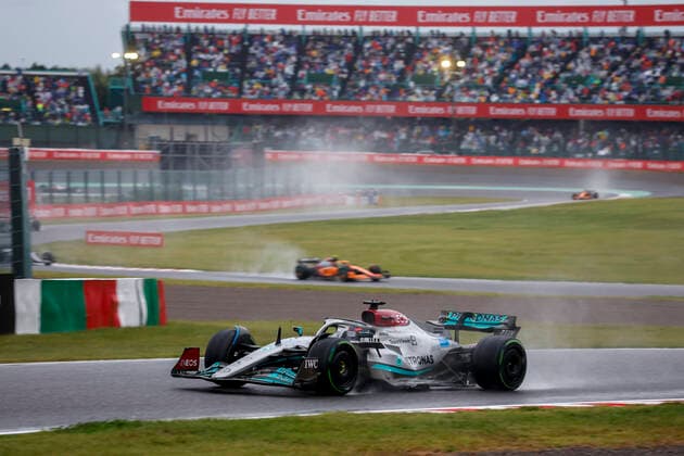 63 George Russell GBR, Mercedes AMG Petronas F1 Team , F1 Grand Prix of Japan at Suzuka International Racing Course on October 9, 2022 in Suzuka, Japan Photo by HOCH ZWEI Suzuka Japan