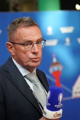 Ralf Rangnick Austria at the draw of the qualifying groups for the European Championship 2024 in the Frankfurt Festhalle Frankfurt 09 10 2022 EURO2024 Qualifying Draw EM 2024 Draw of the qualifying groups, Festhalle Frankfurt