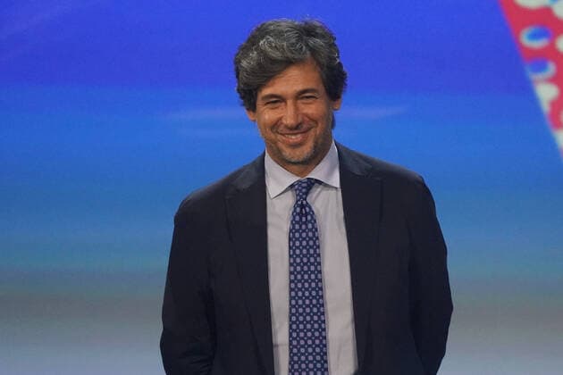 Demetrio Albertini Italy at the draw of the qualifying groups for the European Championship 2024 in the Frankfurt Festhalle Frankfurt 09 10 2022 EURO2024 Qualifying Draw EM 2024 Draw of the qualifying groups, Festhalle Frankfurt