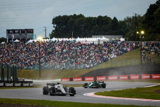 22 Yuki Tsunoda JPN, Scuderia AlphaTauri , F1 Grand Prix of Japan at Suzuka International Racing Course on October 9, 2022 in Suzuka, Japan Photo by HOCH ZWEI Suzuka Japan