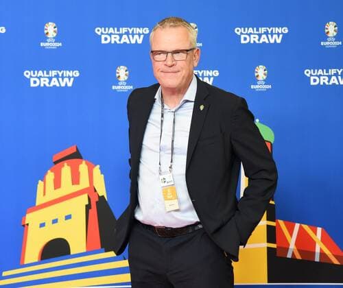 09 10 2022 Frankfurt am Main, EURO2024 Qualifying Draw EM 2024 Draw of the qualifying groups, Festhalle Frankfurt Jan Olof Janne Andersson Coach of the Swedish national team, Frankfurt, Germany