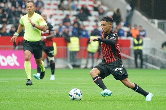 Sofiane Diop (OGC Nice) FOOTBALL : OGC Nice vs Troyes - Ligue 1 Uber Eats - Nice - 09 10 2022 NorbertScanella Panoramic 