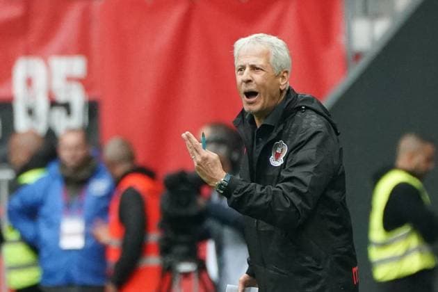 Lucien Favre (entraineur de l OGC Nice) FOOTBALL : OGC Nice vs Troyes - Ligue 1 Uber Eats - Nice - 09 10 2022 NorbertScanella Panoramic 