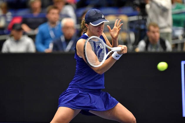 2022.10.09 Ostrava Tenis ziemny, turniej kobiet, turniej WTA, Tennis Damen Ostrawa, AGEL Open 2022, Final Iga Swiatek - Barbora Krejcikova N z Iga Swiatek Foto Krzysztof Porebski PressFocus 2022.10.09 Ostrava Tennis, women, WTA tournament Ostrava AGEL Open 2022, Final game Iga Swiatek - Barbora Krejcikova Iga Swiatek Credit: Krzysztof Porebski PressFocus NEWSPIX.PL --- Newspix.pl POLAND OUT!  20221009PF_KP050