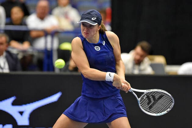 2022.10.09 Ostrava Tenis ziemny, turniej kobiet, turniej WTA, Tennis Damen Ostrawa, AGEL Open 2022, Final Iga Swiatek - Barbora Krejcikova N z Iga Swiatek Foto Krzysztof Porebski PressFocus 2022.10.09 Ostrava Tennis, women, WTA tournament Ostrava AGEL Open 2022, Final game Iga Swiatek - Barbora Krejcikova Iga Swiatek Credit: Krzysztof Porebski PressFocus NEWSPIX.PL --- Newspix.pl POLAND OUT!  20221009PF_KP073