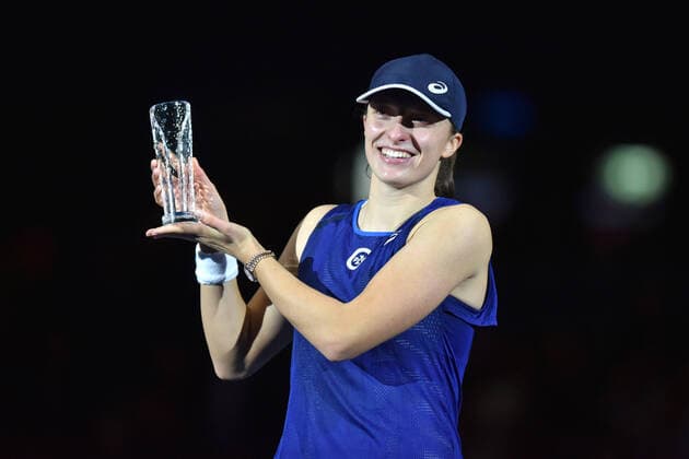 2022.10.09 Ostrava Tenis ziemny, turniej kobiet, turniej WTA, Tennis Damen Ostrawa, AGEL Open 2022, Final Iga Swiatek - Barbora Krejcikova N z Iga Swiatek Foto Krzysztof Porebski PressFocus 2022.10.09 Ostrava Tennis, women, WTA tournament Ostrava AGEL Open 2022, Final game Iga Swiatek - Barbora Krejcikova Iga Swiatek Credit: Krzysztof Porebski PressFocus NEWSPIX.PL --- Newspix.pl POLAND OUT!  20221009PF_KP116