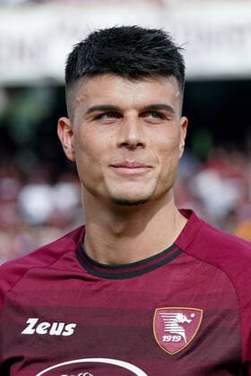 Flavius Daniliuc of US Salernitana looks on during the Serie A match between US Salernitana 1919 and Hellas Verona at Stadio Arechi, Salerno, Italy on 9 October 2022. Copyright: xGiuseppexMaffiax 33700105