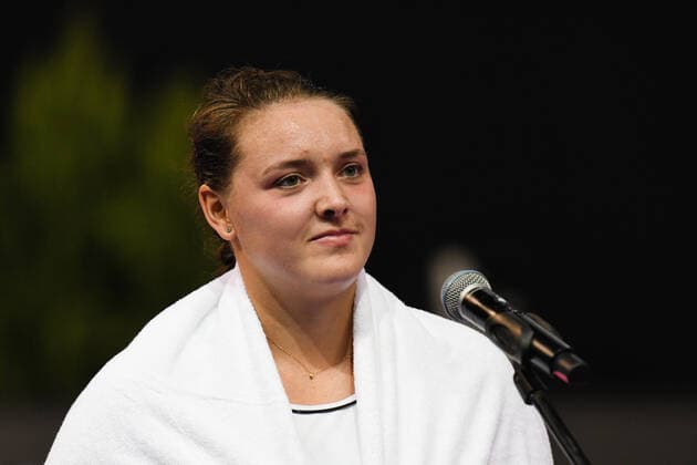 Transylvania Open 2022: Day 3 Jule Niemeier during Transylvania Open, Day 3, Qualifying round, BT Arena, 10 October 2022, Cluj-Napoca, Romania Cluj-Napoca Romania  Copyright: xFlaviuxBuboix originalFilename:buboi-notitle221010_npOcK.jpg
