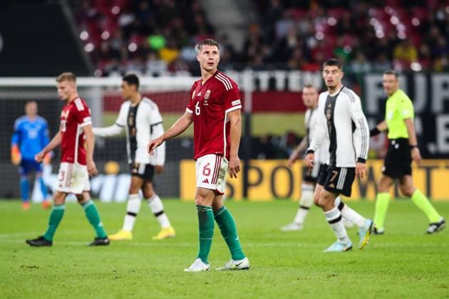 Willi Orban Hungary Nations League Group C Germany vs Hungary at the Red Bull Arena in Leipzig action,soccer,man,men,Germany,23 09 2022
