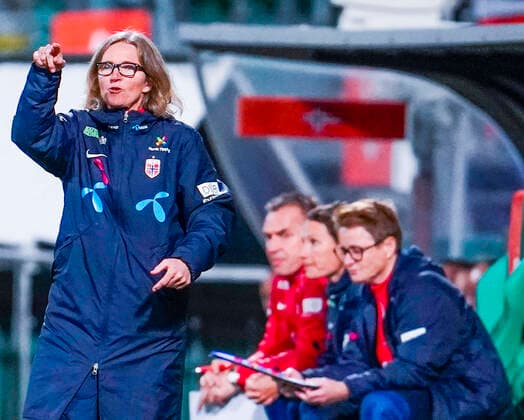 Womens national football match The Netherlands Norway 0 2 The Hague, The Netherlands 20221011 National team coach Hege Riise during the international football match between the Netherlands and Norway at the Cars Jeans Stadium in The Hague in the Netherlands Photo Lise Aserud NTB The Hague The Netherlands  Copyright: xLisexAserudx xNTBx EDITORIAL USE ONLY. RESTRICTED USE FOR BETTING COMPANIES