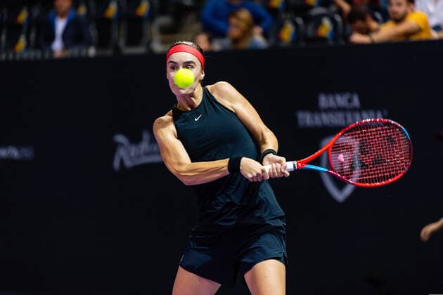 Sport Bilder des Tages Transylvania Open: WTA, Tennis Damen 250 Tournament In Cluj-Napoc Anhelina Kalinina during WTA 250 Transylvania Open, held in BT Arena, Cluj Napoca 8-16 October 2022 Cluj-Napoca Romania  Copyright: xFlaviuxBuboix originalFilename:buboi-notitle221011_np8wP.jpg