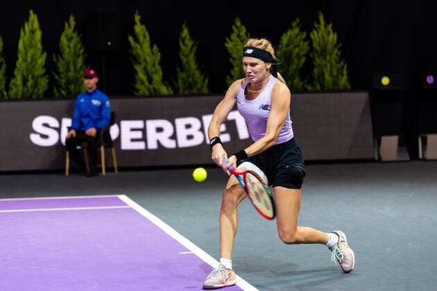 Transylvania Open: WTA, Tennis Damen 250 Tournament In Cluj-Napoc Eugenie Bouchard during WTA 250 Transylvania Open, held in BT Arena, Cluj Napoca 8-16 October 2022 Cluj-Napoca Romania  Copyright: xFlaviuxBuboix originalFilename:buboi-notitle221011_npvDf.jpg