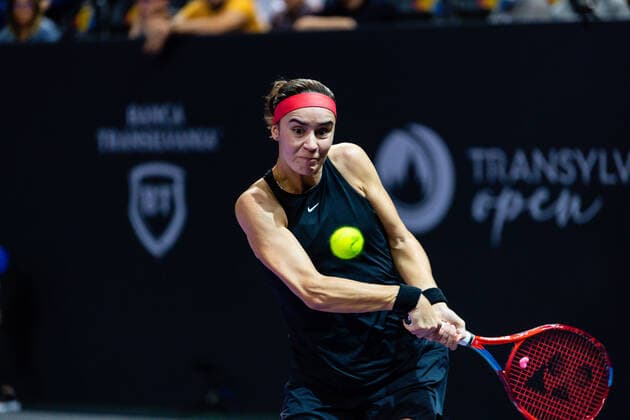 Transylvania Open: WTA, Tennis Damen 250 Tournament In Cluj-Napoc Anhelina Kalinina during WTA 250 Transylvania Open, held in BT Arena, Cluj Napoca 8-16 October 2022 Cluj-Napoca Romania  Copyright: xFlaviuxBuboix originalFilename:buboi-notitle221011_npzCK.jpg