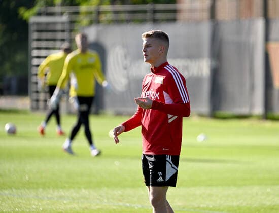 Football, men, season 2022 2023, Europa League, 1 FC Union Berlin, final training before the Europa League match 1 FC Union Berlin Malmö FF, in the picture Andras Schäfer 1 FC Union , 12 10 2022, Copyright: xMatthiasxKochx