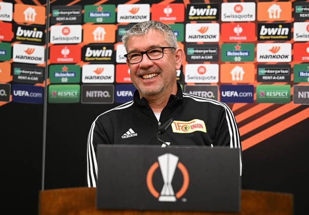 Football, men, season 2022 2023, Europa League, 1 FC Union Berlin, press conference before the Europa League match 1 FC Union Berlin Malmö FF, in the picture coach Urs Fischer 1 FC Union , 12 10 2022, Copyright: xMatthiasxKochx