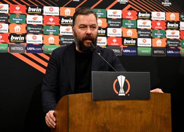 Football, men, season 2022 2023, Europa League, 1 FC Union Berlin, press conference before the Europa League match 1 FC Union Berlin Malmö FF, in the picture press and stadium spokesman Christian Arbeit 1 FC Union , 12 10 2022, Copyright: xMatthiasxKochx