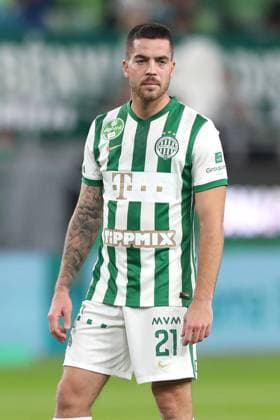 ENDRE BOTKA, Ferencvaros, Campionato Ungherese, Nemzeti Bajnoksag 1, 2022-23, Ferencvaros vs Debrecen 2-0, 09-10-2022, Budapest, Azione, Primo piano, Action, Single shot, Head shot CAMPIONATO UNGHERESE NEMZETI BAJNOKSAG 1 FERENCVAROS-DEBRECEN 2-