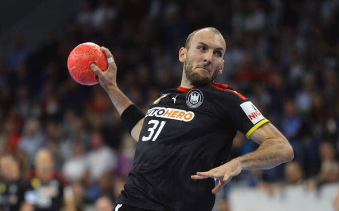 Mannheim , Handball international Germany vs Sweden , Marcel Schiller GER