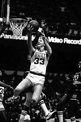 Basketball NBA, Basketball Herren, USA Larry Bird Larry Bird competing for the NBA Boston Celtics during 1981-82 season Boston Boston Garden Massachusetts United States Copyright: xDuomo PCNx BK82N1 1002