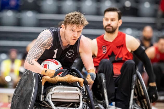 Canada vs New Zealand, 2022 Wheelchair Rugby World Championship, Vejle 15 10 22 Cameron Leslie no 01, Team New Zealand Copyright: xBEAUTIFULxSPORTS MarioxM.xKobergx