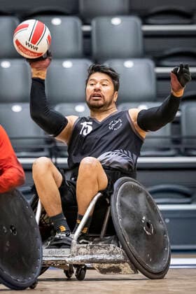 Canada vs New Zealand, 2022 Wheelchair Rugby World Championship, Vejle 15 10 22 Tainafi Lefono no 15, Team New Zealand Copyright: xBEAUTIFULxSPORTS MarioxM.xKobergx