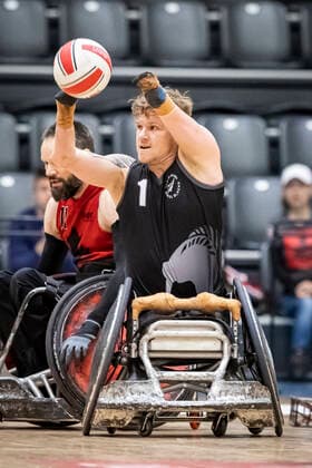 Canada vs New Zealand, 2022 Wheelchair Rugby World Championship, Vejle 15 10 22 Cameron Leslie no 01, Team New Zealand Copyright: xBEAUTIFULxSPORTS MarioxM.xKobergx