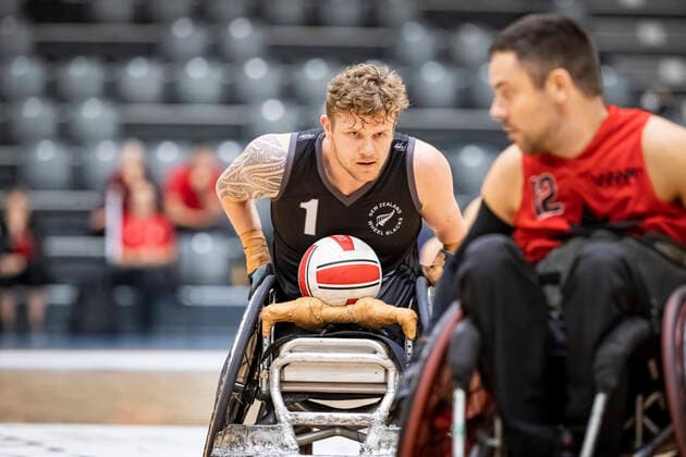 Canada vs New Zealand, 2022 Wheelchair Rugby World Championship, Vejle 15 10 22 Cameron Leslie no 01, Team New Zealand Copyright: xBEAUTIFULxSPORTS MarioxM.xKobergx
