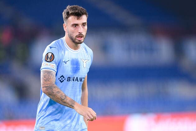 Mario Gila of SS Lazio looks on during the UEFA Europa League match between Lazio and SK Sturm Graz at Stadio Olimpico, Rome, Italy on 13 October 2022. Copyright: xGiuseppexMaffiax 33800049
