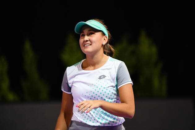Transylvania Open: WTA, Tennis Damen 250 Tennis Damen Tournament in Cluj-Napoca, BT Arena, 8-16 October 2022 Doubles Finals: Kamilla Rakhimova in action during WTA 250 Transylvania Open, held in BT Arena, Cluj Napoca 8-16 October 2022 Cluj-Napoca Cluj Copyright: xANCAxTEPEIx