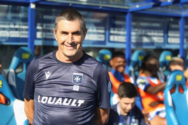 RECORD DATE NOT STATED (Auxerre) Michel Padovani Football : Auxerre vs Nice - Ligue 1 - 16 10 2022 StephanieGrossetete Panoramic 