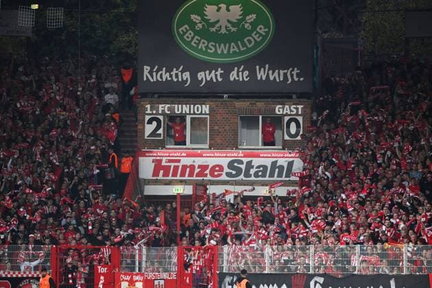 Football, men, season 2022 2023, 1 Bundesliga 10 matchday , 1 FC Union Berlin Borussia Dortmund, scoreboard 2 0, 16 10 2022, Copyright: xMatthiasxKochx