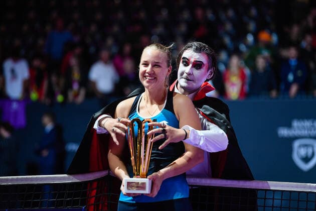 Transylvania Open 2022: Day 9 - Finals Anna Blinkova - winner of WTA, Tennis Damen 250 Transylvania Open, held in BT Arena, Cluj Napoca 8-16 October 2022 Cluj-Napoca Romania  Copyright: xFlaviuxBuboix originalFilename:buboi-notitle221016_npcC1.jpg
