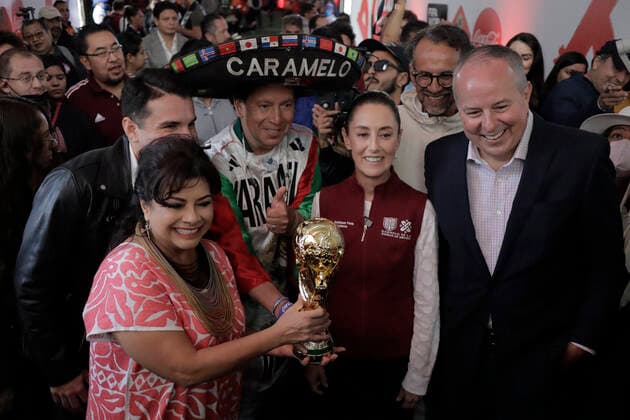 Football, World Cup, FIFA World Cup Trophy Tour in Mexico City