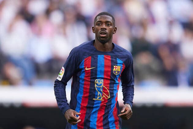 October 16, 2022, Madrid, Madrid, Spain: Ousmane Dembele of FC Barcelona, Barca during La Liga football match between Real Madrid CF v FC Barcelona at Santiago Bernabeu Stadium in Madrid, Spain, October 16, 2022 Madrid Spain - ZUMAa206 20221016_zsp_a206_255 Copyright: xRubenxAlbarranx