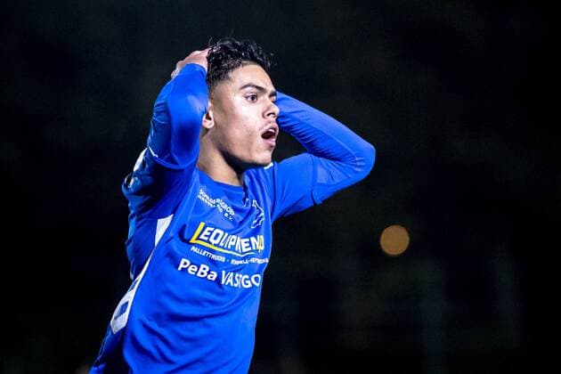 VEENENDAAL, Netherlands, 18-10-2022, football, Sportpark Panhuis, KNVB Beker, season 2022 2023, during the match GVVV - Den Bosch (cup), GVVV player Quiermo Dumay GVVV - Den Bosch (cup)  x18889635x Copyright: