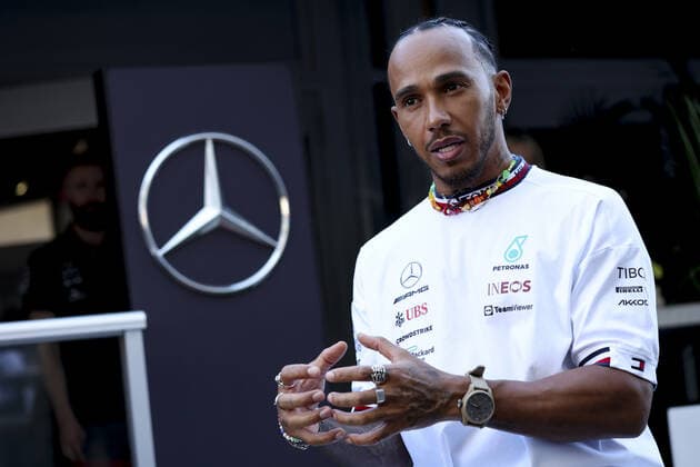 HAMILTON Lewis (gbr), Mercedes AMG F1 Team W13, portrait during the Formula 1 Aramco United States Grand Prix 2022, 19th round of the 2022 FIA Formula One World Championship, WM, Weltmeisterschaft from October 21 to 23, 2022 on the Circuit of the Americas, in Austin, Texas - F1 - UNITED STATES GRAND PRIX 2022 DPPI Panoramic  F12022GP19TEX_JK158745