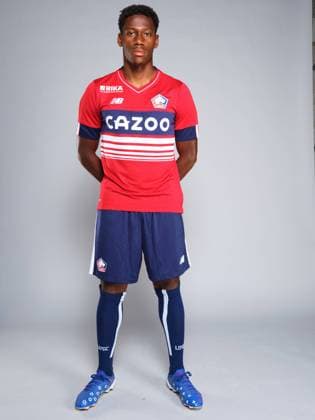 Jonathan Christian David FOOTBALL : Presentation - Lille - Photo Officielle - 21 10 2022 Panoramic Panoramic 