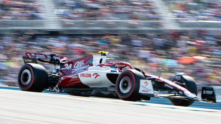 Guanyou Zhou CHN, Alfa Romeo F1 Team ORLEN 24 in Sauber C42, USA, Formula 1 Grand Prix of the USA, Circuit of the Americas Austin, Free Practice, 21 10 2022 USA, Formula 1 Grand Prix of the USA, Circuit of the Americas Austin, Free Practice, 21 10 2022 Austin Copyright: xEibner Memmlerx EP_MMR