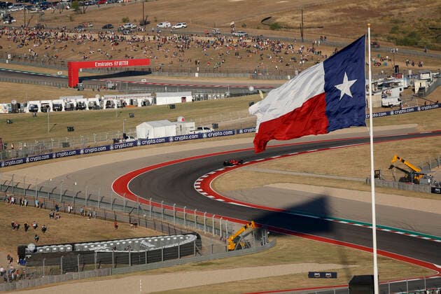 55 Carlos Sainz ESP, Scuderia Ferrari , F1 Grand Prix of USA at Circuit of The Americas on October 21, 2022 in Austin, United States of America Photo by HOCH ZWEI Austin United States of America