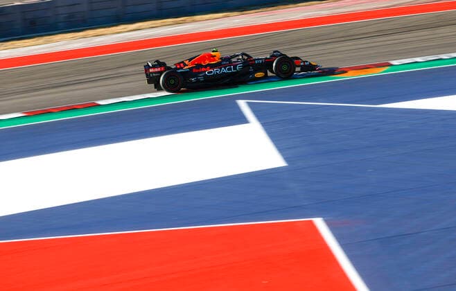 11 Sergio Perez MEX, Oracle Red Bull Racing , F1 Grand Prix of USA at Circuit of The Americas on October 21, 2022 in Austin, United States of America Photo by HOCH ZWEI Austin United States of America
