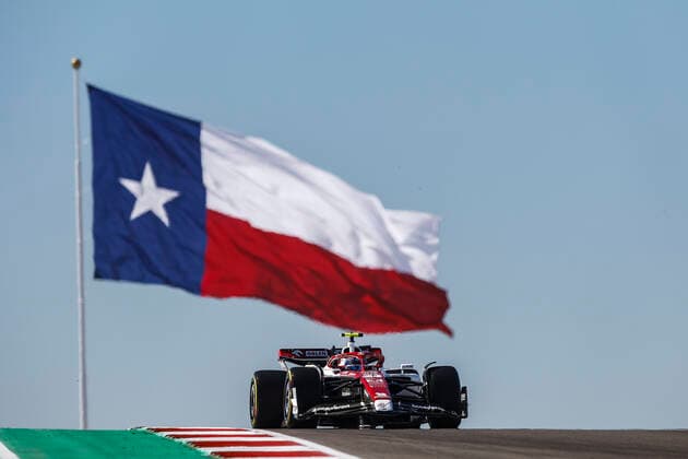 24 Guanyu Zhou CHN, Alfa Romeo F1 Team ORLEN , F1 Grand Prix of USA at Circuit of The Americas on October 21, 2022 in Austin, United States of America Photo by HOCH ZWEI Austin United States of America
