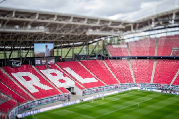 Overview of the Red Bull Arena, home of Bundesliga team RB Leipzig Football 1 Bundesliga, 10 Matchday RB Leipzig Hertha BSC 3 2 15 October 2022 Leipzig, Red Bull Arena RB Leipzig Hertha BSC 3 2