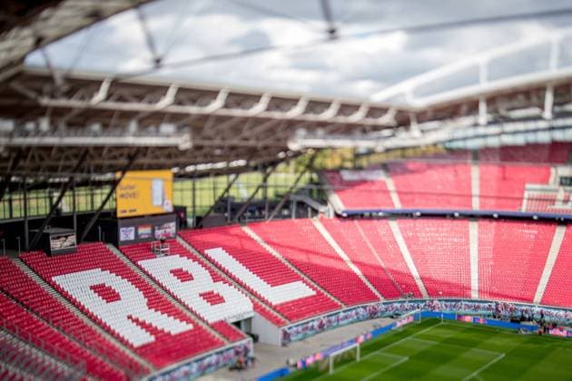 Overview of the Red Bull Arena, home of Bundesliga team RB Leipzig Football 1 Bundesliga, 10 Matchday RB Leipzig Hertha BSC 3 2 15 October 2022 Leipzig, Red Bull Arena RB Leipzig Hertha BSC 3 2