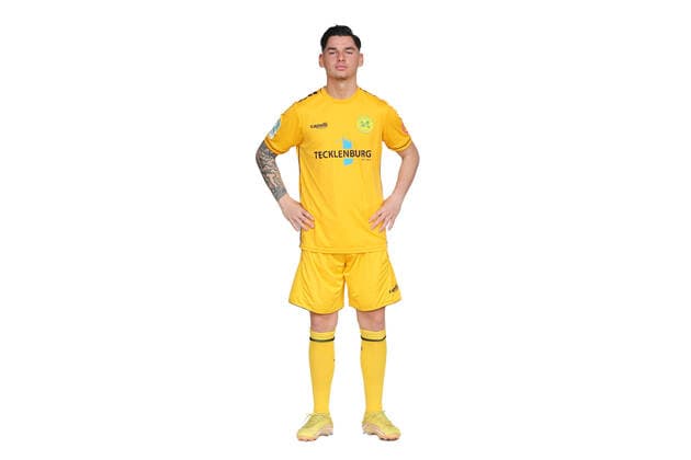 Straelen, Germany 22 October 2022 Regionalliga West 2022 2023 SV Straelen team shooting team photo Marco Cirillo SV Straelen Tecklenburg stadium North Rhine Westphalia Copyright: xFotostandx xvanxderxVeldenx